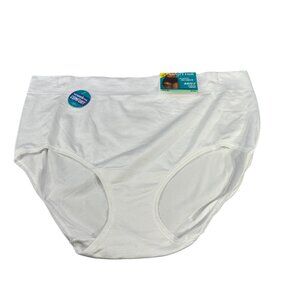 Vanity Fair Women's Size XL 8 Panty Brief No Show No Pinch White New With Tags